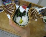 チューリップ　　飾り巻き寿司作り方5写真