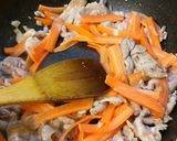 白菜入り肉野菜炒め。作り方2写真
