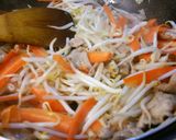 白菜入り肉野菜炒め。作り方3写真