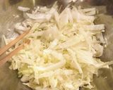 白菜とりんごのサラダ作り方1写真