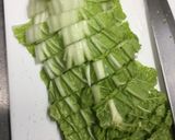 白菜の卵とじ作り方1写真