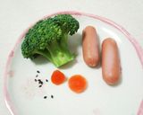 ウインナーでトナカイさん☆作り方1写真