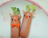 ウインナーでトナカイさん☆作り方6写真