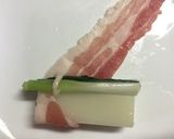 ご飯のおかずに!お餅とネギの豚バラ巻き作り方4写真