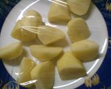 簡単旨！朝食に玉ねぎとじゃが芋のお味噌汁作り方5写真