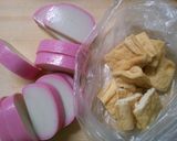 簡単！朝食にも♪蒲鉾と油揚げの和風煮！！作り方1写真