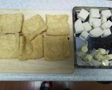 切餅で～チーズ餅巾着きのこあんかけ作り方2写真