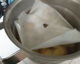 切餅で～チーズ餅巾着きのこあんかけ作り方5写真