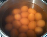 さっぱり関西だしの煮玉子(固ゆで)作り方3写真