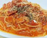 簡単！とろけるチーズのトマトソースパスタ作り方9写真