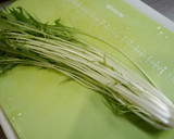 簡単！水菜もやし竹輪の牡蠣だし醬油炒め作り方2写真