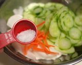スライサーで簡単！かぶと胡瓜の浅漬け作り方3写真