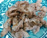 簡単☆豚肉とカラーピーマンの甘酢あんかけ作り方1写真