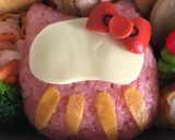 お正月に☆だるまキティのキャラ弁作り方3写真