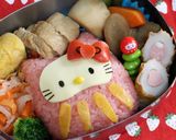 お正月に☆だるまキティのキャラ弁作り方4写真