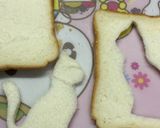 ねこの小倉トーストサンドイッチ作り方1写真