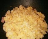 しゃきしゃきレタスとベーコンの炒飯作り方2写真