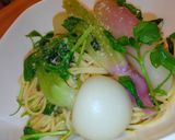 ちょっとアレンジ~七草★アンチョビパスタ作り方7写真
