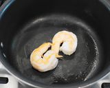三つ葉と海老の玉子焼き～茶碗蒸し風～作り方4写真