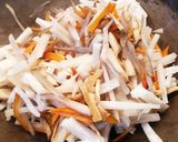 大根がおいしい!あいまぜ(野菜の炒め煮）作り方3写真