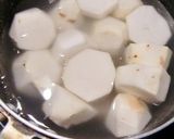 おせちの残りリメイク有頭エビと里芋の煮物作り方3写真