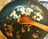 簡単クリームパスタ！きのこクリーム作り方2写真