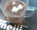 簡単♪お餅入りホットチョコレート作り方4写真