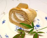 栗のほうじ茶ロール作り方18写真