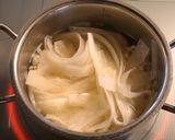 春菊と豚バラ大根のスープ作り方5写真