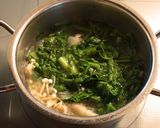 春菊と豚バラ大根のスープ作り方7写真