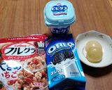 ピーチパフェ (♡˙³˙)作り方1写真