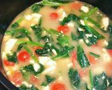 ほうれん草＆トマトのイタリアン味噌汁♥作り方4写真