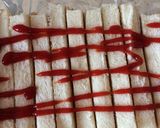 パンの耳でピザもどき作り方1写真