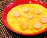魚肉ソーセージのオープンオムレツカレー味作り方15写真
