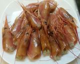 赤えびとトマトのクリームパスタ作り方1写真