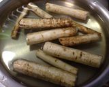 シャキシャキ!ごぼう入り牛丼作り方1写真