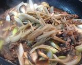 シャキシャキ!ごぼう入り牛丼作り方8写真