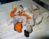 残ったおせちの筑前煮de炊込みご飯♪作り方1写真