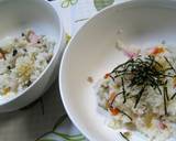 残ったおせちの筑前煮de炊込みご飯♪作り方5写真