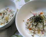 残ったおせちの筑前煮de炊込みご飯♪作り方5写真