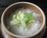 白菜とレタスのおかゆ作り方3写真