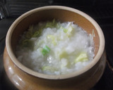 白菜とレタスのおかゆ作り方4写真