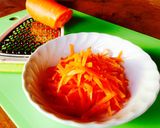 オレンジ色のニクいヤツと#つゆだく納豆#作り方1写真