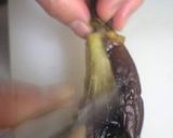 焼き茄子の皮むき作り方3写真
