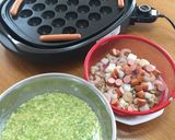 お好み焼き粉で海鮮たこ焼き作り方1写真