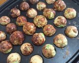 お好み焼き粉で海鮮たこ焼き作り方4写真