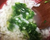 塩昆布で炊く☆根っこも喰らう七草粥作り方9写真