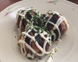 お好み焼き粉で海鮮たこ焼き作り方5写真