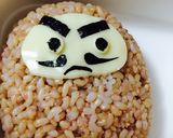 簡単！キャラ弁！2016年申年だるま弁当作り方2写真