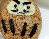 簡単！キャラ弁！2016年申年だるま弁当作り方3写真